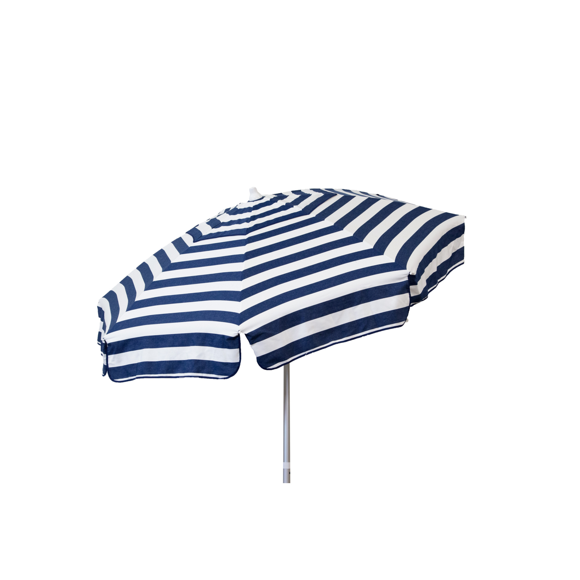 Heininger DestinationGear, Italian 6ft. Patio Umbrella Navy and White, Shape Octagon, Model# 1398